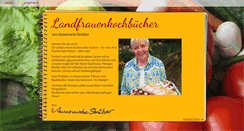 Desktop Screenshot of landfrauenkochbuch.de