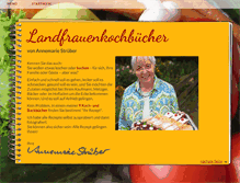 Tablet Screenshot of landfrauenkochbuch.de